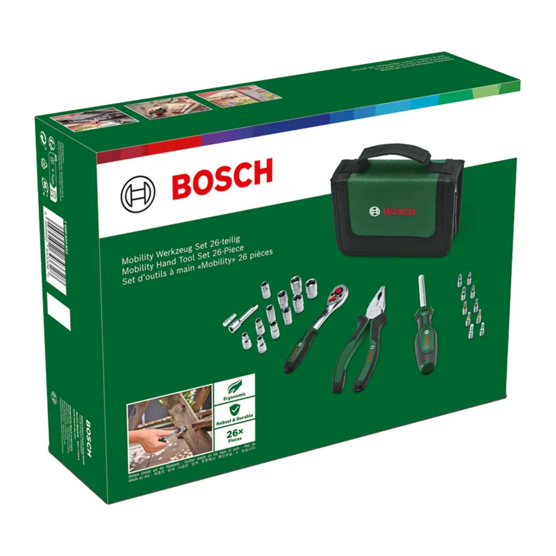 Bosch 26 Piece Portable Hand Tool Set